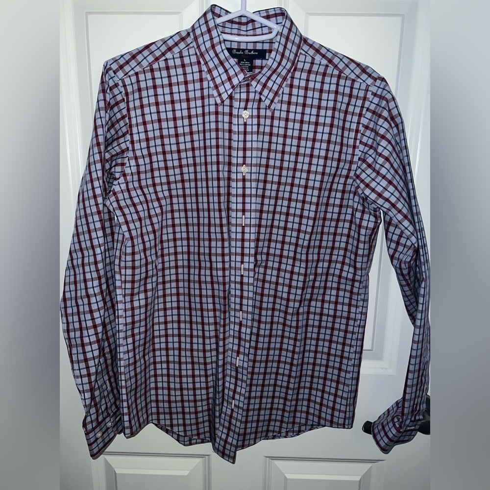 Brooks brothers boys size large button down shirt